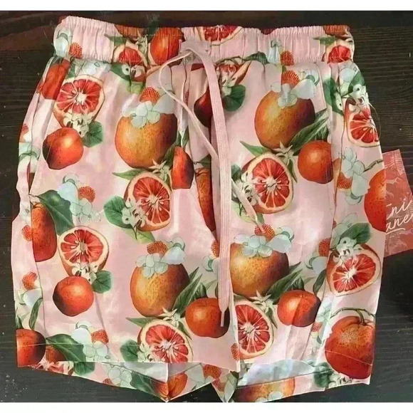 Kortni Jeane Boys Swim Trunks 10/11 Orange & Pink - Picture 1 of 3